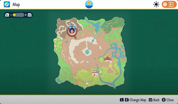 Morpeko location in Pokemon The Teal Mask